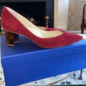 Stunning Sarah Flint Italian suede pumps EUC